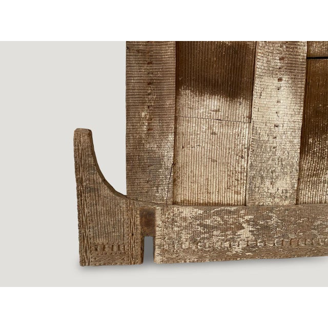 Andrianna Shamaris Hand Carved Wood Panel For Sale - Image 10 of 18