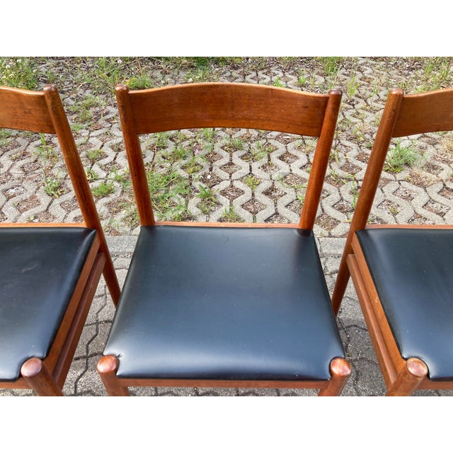 Mid-Century Danish Teak Dining Chairs, 1960s, Set of 4 For Sale - Image 6 of 15