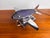 Art Deco 1930’s Art Deco Chrome and Glass Airplane Lamp For Sale - Image 3 of 11
