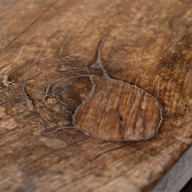 Wood Chinese Monumental Peach Patch Console Table, C. 1750 For Sale - Image 7 of 7
