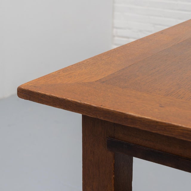 Dutch Art Deco Extendable Dining Table, 1920s For Sale - Image 12 of 18