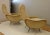 1960s 1960s Pair of Zanusso Lady Chairs Pair Gold Beige Velvet For Sale - Image 5 of 12