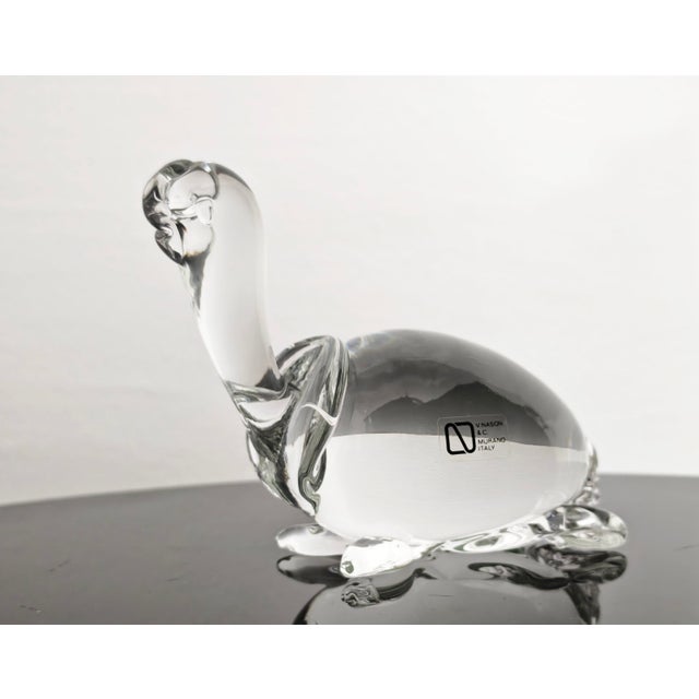 Mid-Century Murano Clear Glass Sculpture by Vincenzo Nason, Italy 1970 For Sale - Image 16 of 16