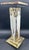Selina Trieff Art Wood Pedestal Column Painted Figures Gold Leaf Selena For Sale - Image 15 of 18
