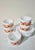 Ceramic Vintage Cups Flore Collection from Arcopal, France, 1970s, Set of 5 For Sale - Image 7 of 9