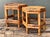 Vintage Hexagonal Bamboo Orchid Pedestals - Set of 2 For Sale - Image 4 of 12