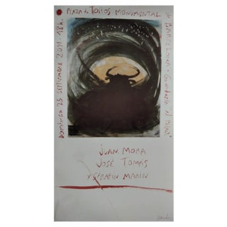 Plaza de Toros Monumental Poster by Miquel Barceló, 2011 For Sale