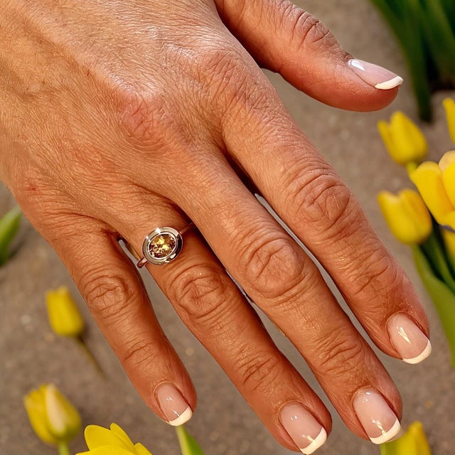 Natural Sapphire Ring 6.5 14k W Gold 1.09 Cts Certified For Sale - Image 12 of 18