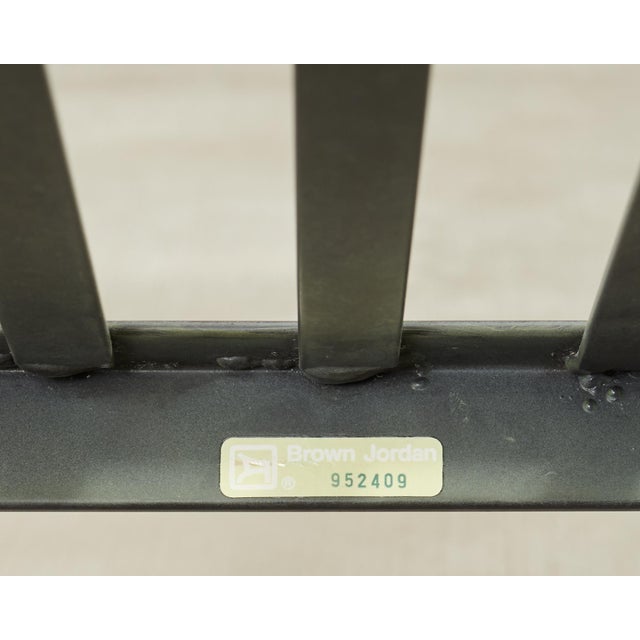 Gray Brown Jordan Elegance Neoclassical Garden Dining Suite For Sale - Image 8 of 12