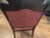 Vintage Wooden Armchair With Red Upholstery – Carved Details and Claw Feet, Vintage Accent Chair For Sale - Image 15 of 16