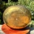Brass Mid 20th Century Large Sold Brass Decorative Basket With Tassel Accents and Movable Handle For Sale - Image 8 of 12