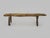 Brutalist Low Brutalist Folk Art Wood Bench, 1960s For Sale - Image 3 of 11