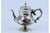 Silver Coffee Pot in Embossed Silver with Floral Motifs and Knob on the Lid For Sale - Image 8 of 10