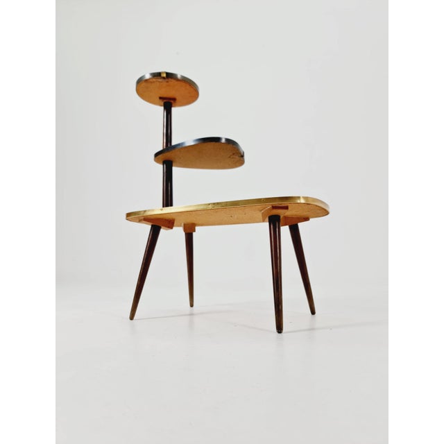 Minimalist German Indoor Flower Table, 1960s For Sale - Image 4 of 10