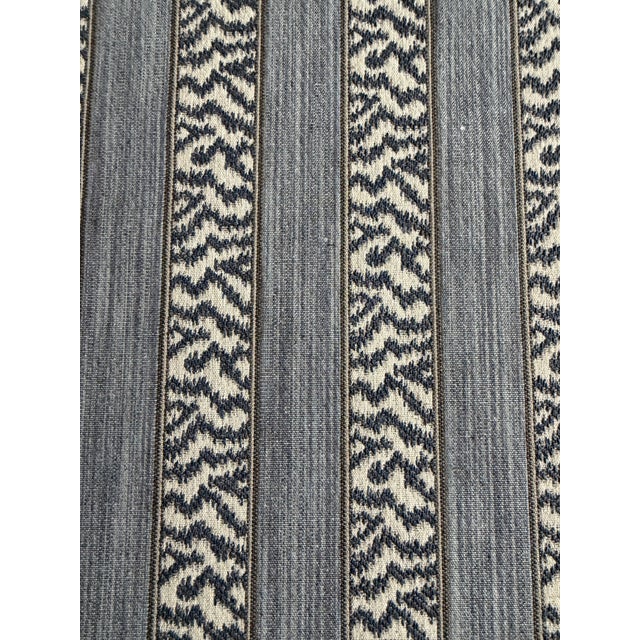 Colefax and Fowler Tilney Stripe F4864-03 Color: Blue Fabric 2 1/2 Yards For Sale In Raleigh - Image 6 of 6