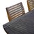 Les Jardins Teak Wood Patio Table and Eight Chairs Set Signed Outdoor Dining For Sale - Image 9 of 15