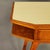 Italian Console Table with Cream Glass Top, 1950s For Sale - Image 3 of 8