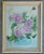 Shabby Chic 1960’s Purple Mum Floral Arrangement Still Life Painting- Framed For Sale - Image 3 of 9