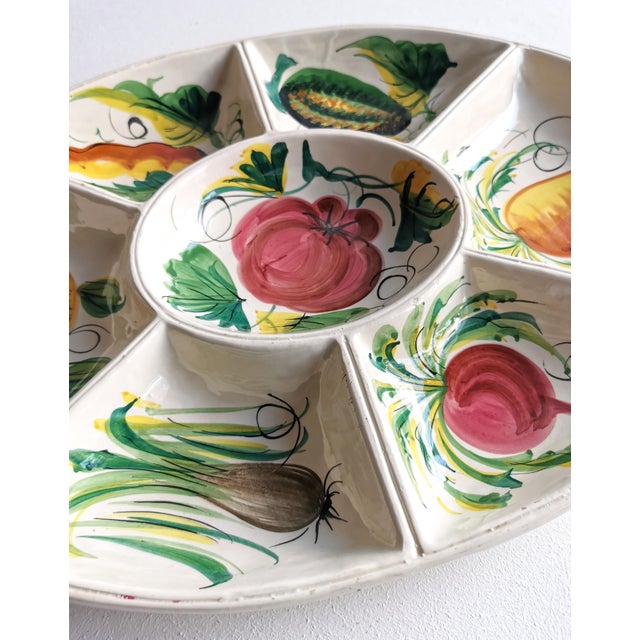 Mid-Century Ceramic Snack Bowl, Italy, 1950s For Sale - Image 4 of 10
