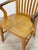Antique Quartersawn Oak Library Bankers Desk Arm Chair For Sale - Image 9 of 10