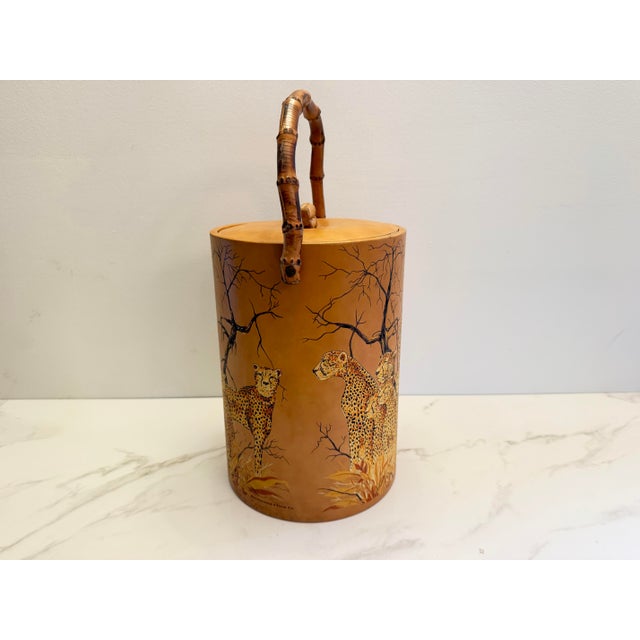 Step into a world of vintage luxury with this stunning 1970s Abercrombie & Fitch ice bucket, a true gem for collectors and...