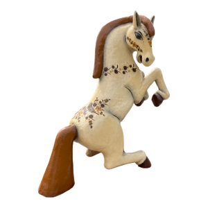 Vintage Large Paper Mache Horse Mid-Century Modern Sergio Bustamante Style Sermel Tonala