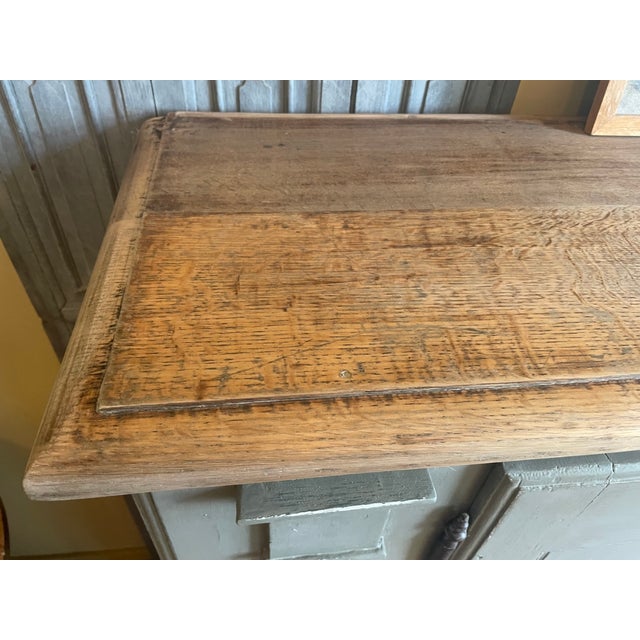 Brown French Kitchen Wall Cabinet For Sale - Image 8 of 18