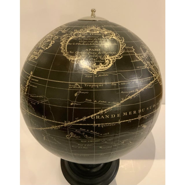 Vaugondy 1745 Noir Globe For Sale - Image 4 of 6