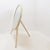 Round Tripod White-Washed Wood Floor Mirror For Sale - Image 9 of 12