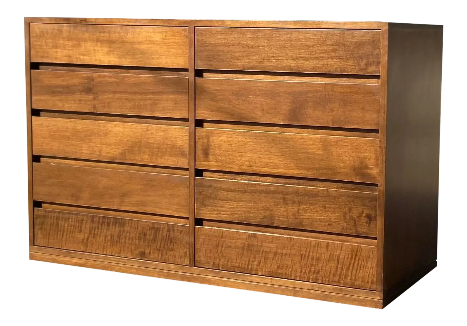 Arne Wahl Iversen Style Scandinavian Lowboy Dresser | Chairish