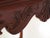 Wood Gorgeous Irish Georgian Style Mahogany Finely Carved Tea Table For Sale - Image 7 of 9