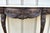 Italian French Louis XV Style Carved Mahogany & Marble Top Demilune Console Tables - Pair For Sale In Atlanta - Image 6 of 8