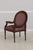 1990s Set of 8 French Louis XVI Style Upholstered Dining Chairs For Sale - Image 5 of 18