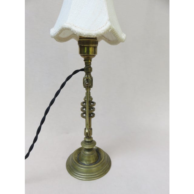Art Nouveau Bronze Table Lamp For Sale - Image 18 of 18