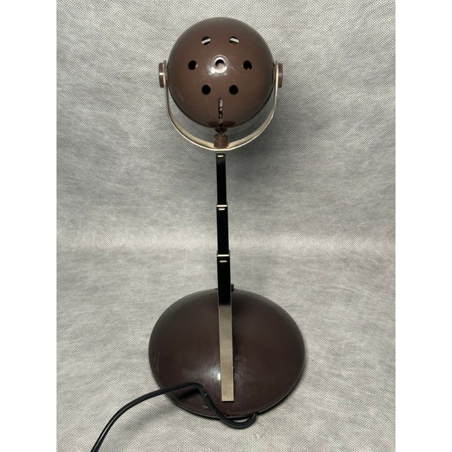 Brown Vintage Telescopic Desk Lamps from Eichhoff, 1970s For Sale - Image 8 of 11