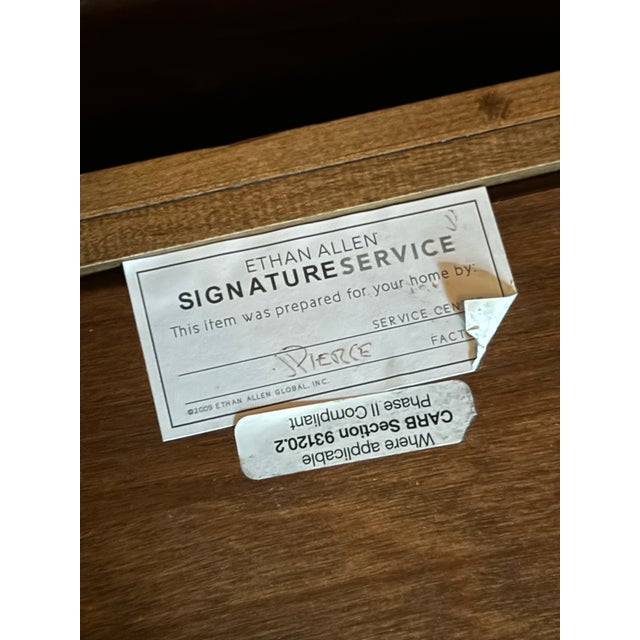 Ethan Allen British Classics End Table / Nightstands - A Pair For Sale - Image 11 of 12