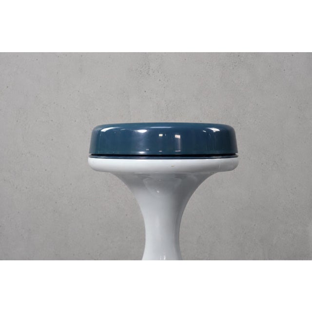 Plastic Vintage Space Age Plastic Stool from Emsa, West Germany, 1960s For Sale - Image 7 of 12