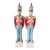 1950s Pair of British Royal Guards Polychrome Statues For Sale