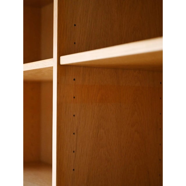 Vintage Scandinavian Oak Bookcase, 1960s For Sale - Image 9 of 10