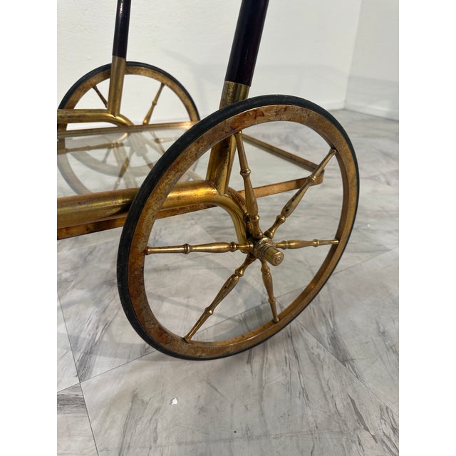 Mid Century Italian Bar Cart by Cesare Lacca For Sale - Image 11 of 11