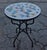 Metal 24” Colorful Handcrafted Moroccan Mosaic Table / Fish Scale Style For Sale - Image 7 of 7
