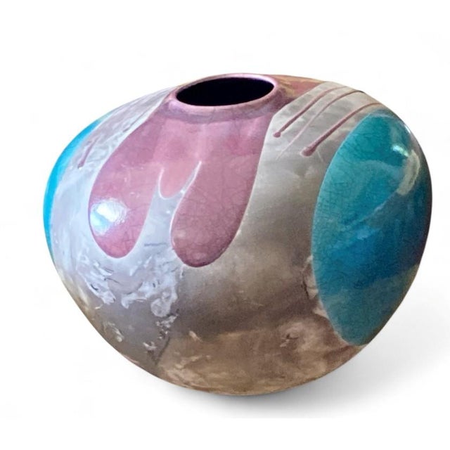 Gorgeous (large!) statement piece handcrafted by Tony Evans. Beautiful composition of semi-matte and matte finishes...