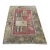 Antique Khotan Rug 4’7” X 6’7” | Stylized Vase & Floral Design For Sale