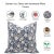 Fabdivine Colorful Block Print Cushion Cover 24x24 Inch Duck Canvas-Rameshwaram For Sale - Image 4 of 4