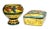 Late 20th Century Bitossi Ceramic Trinket Box and Vase with Abstract Fish Pattern Made in Italy - Set of 2 For Sale - Image 5 of 12