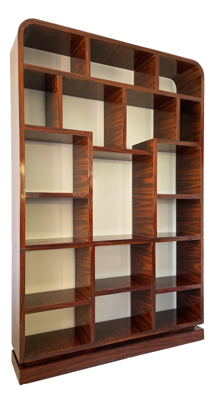 Vintage Art Deco Bookcase, 1980s