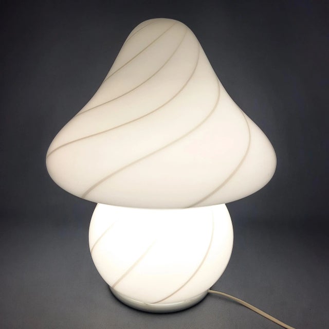 Modern Modern Murano Glass Mushroom Table Lamp by Carlo Nason for Mazzega, 1970s For Sale - Image 3 of 11
