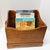 Wood Antique Solid Oak File Box For Sale - Image 7 of 7
