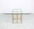 Vintage Brass and Glass Dining Table, 1970s For Sale - Image 4 of 14