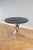 Mid-Century Modern Vintage Coffee Table with Green Marble Top and Chrome Base, 1970s For Sale - Image 3 of 7